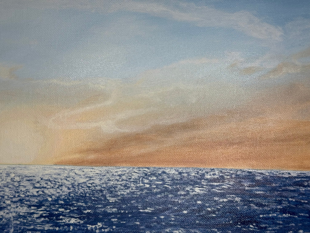 Ocean in Golden Light - 50 x 70 cm
