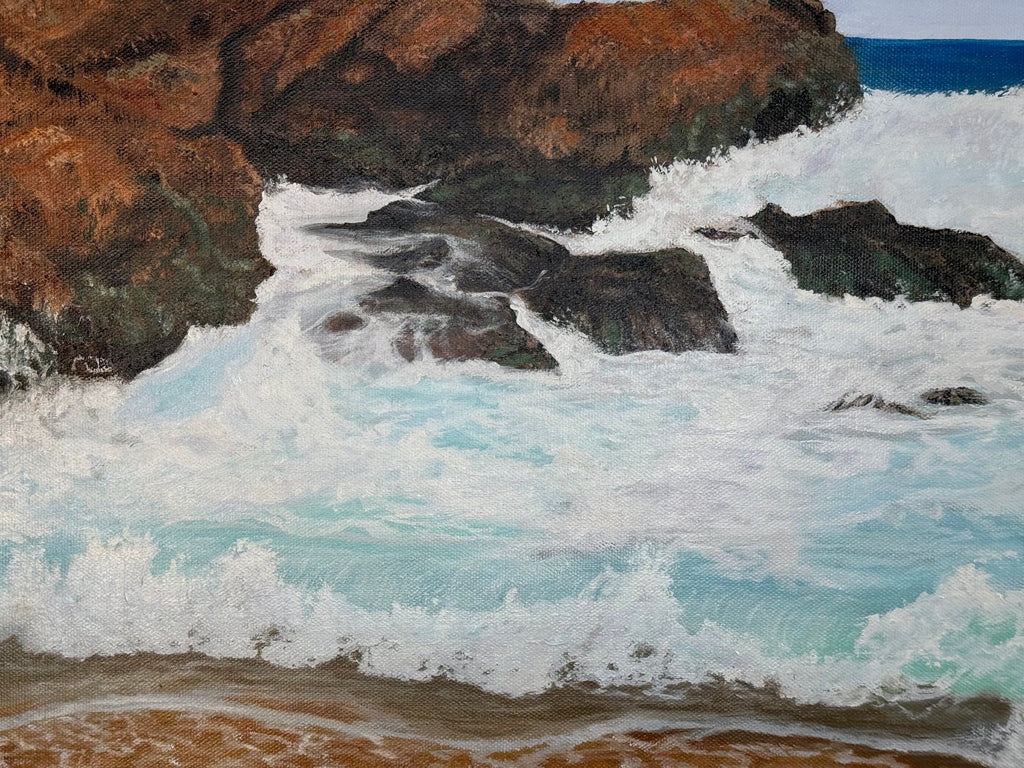 Turquoise Noise – 50 x 100 cm