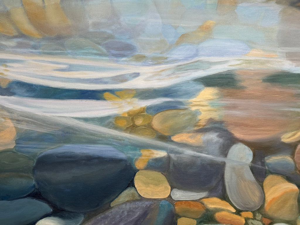 In the clear river - 60 x 73 cm