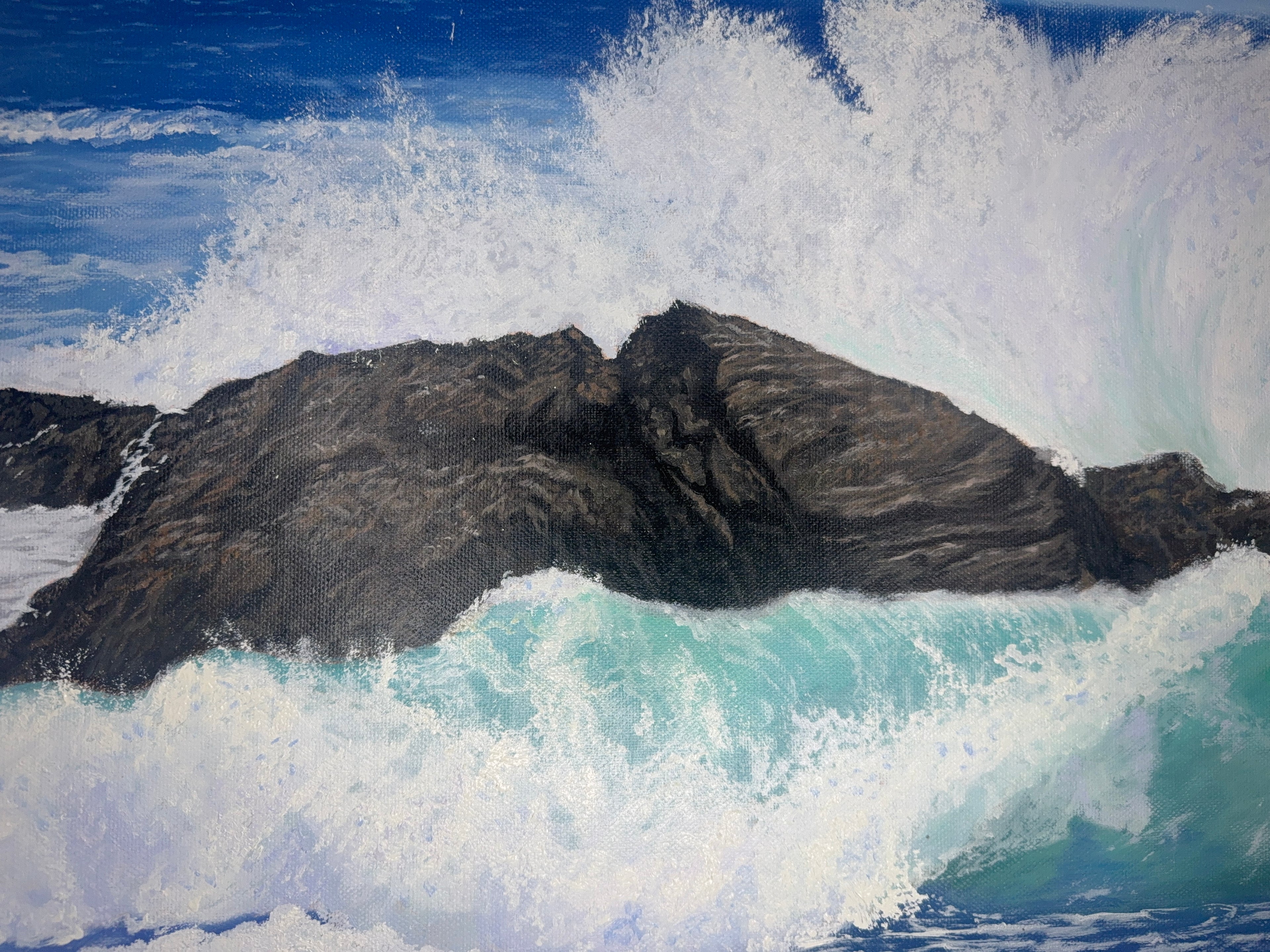 Dance of the Ocean – 80 x 80 cm