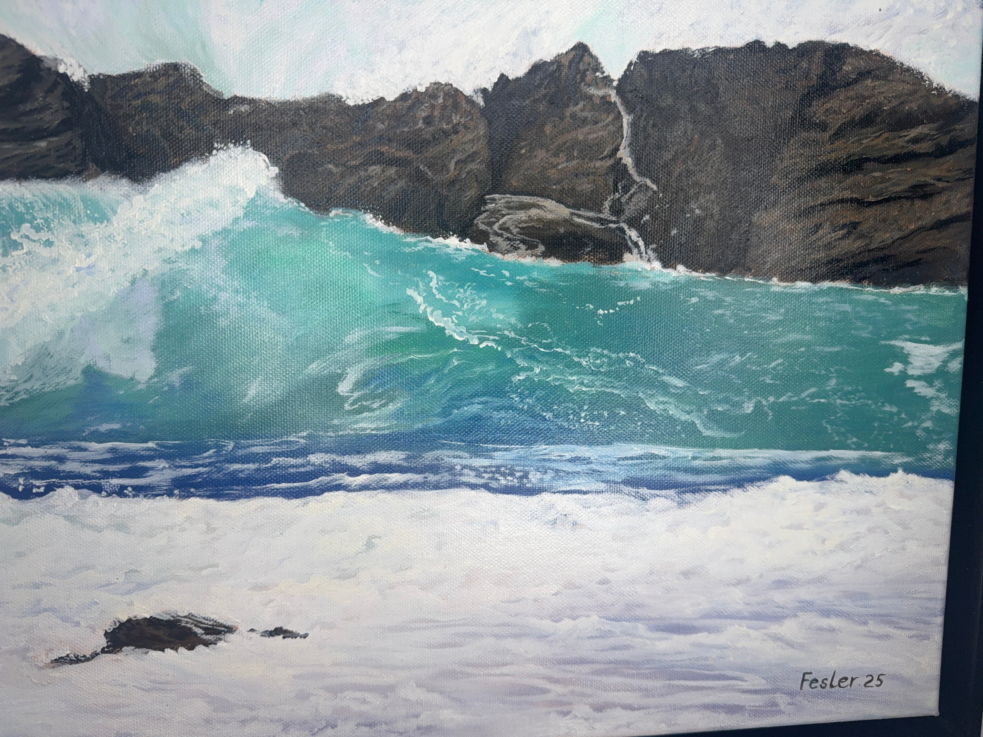 Dance of the Ocean – 80 x 80 cm