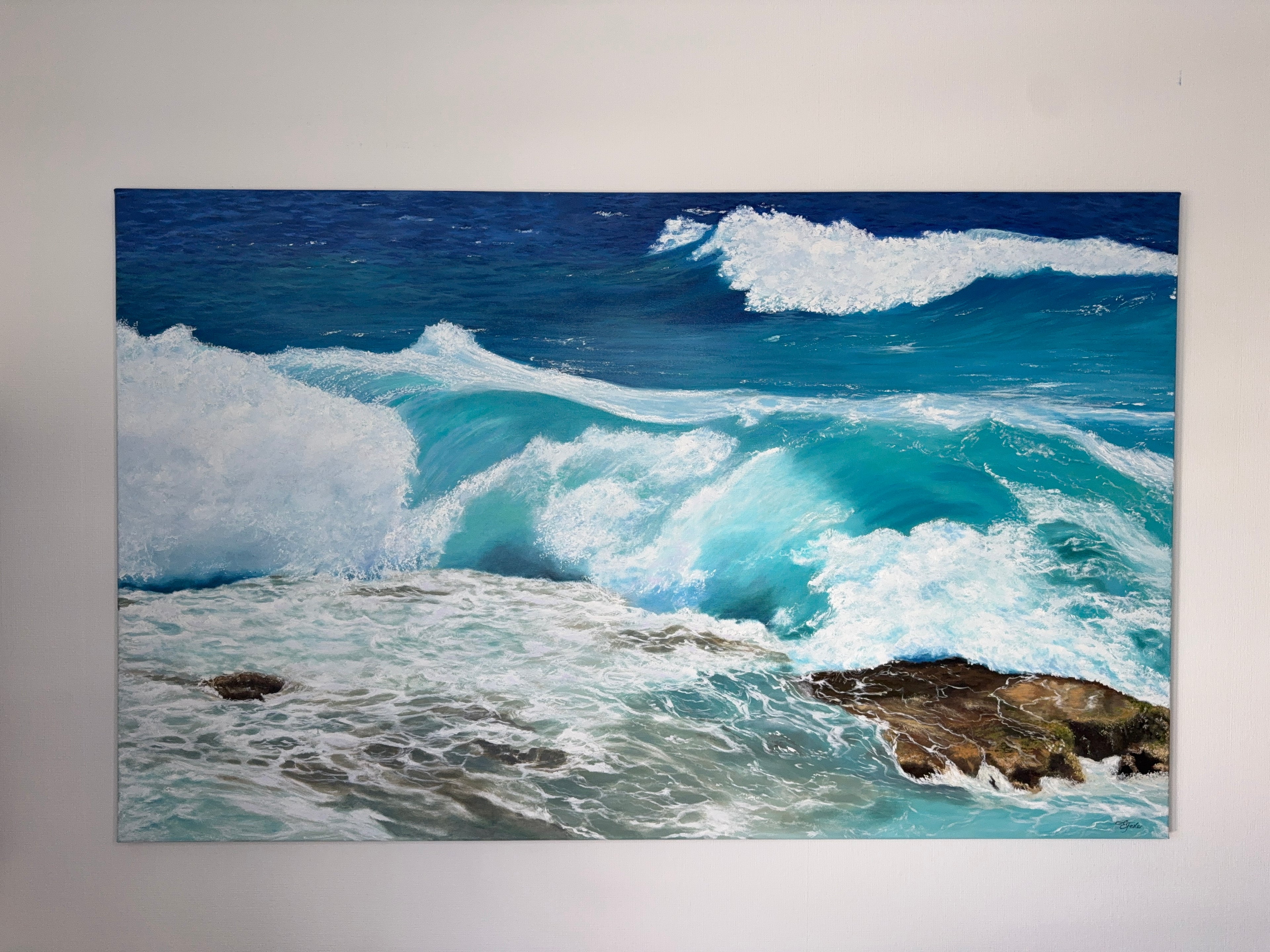 Broken Waves - 80 x 130 cm