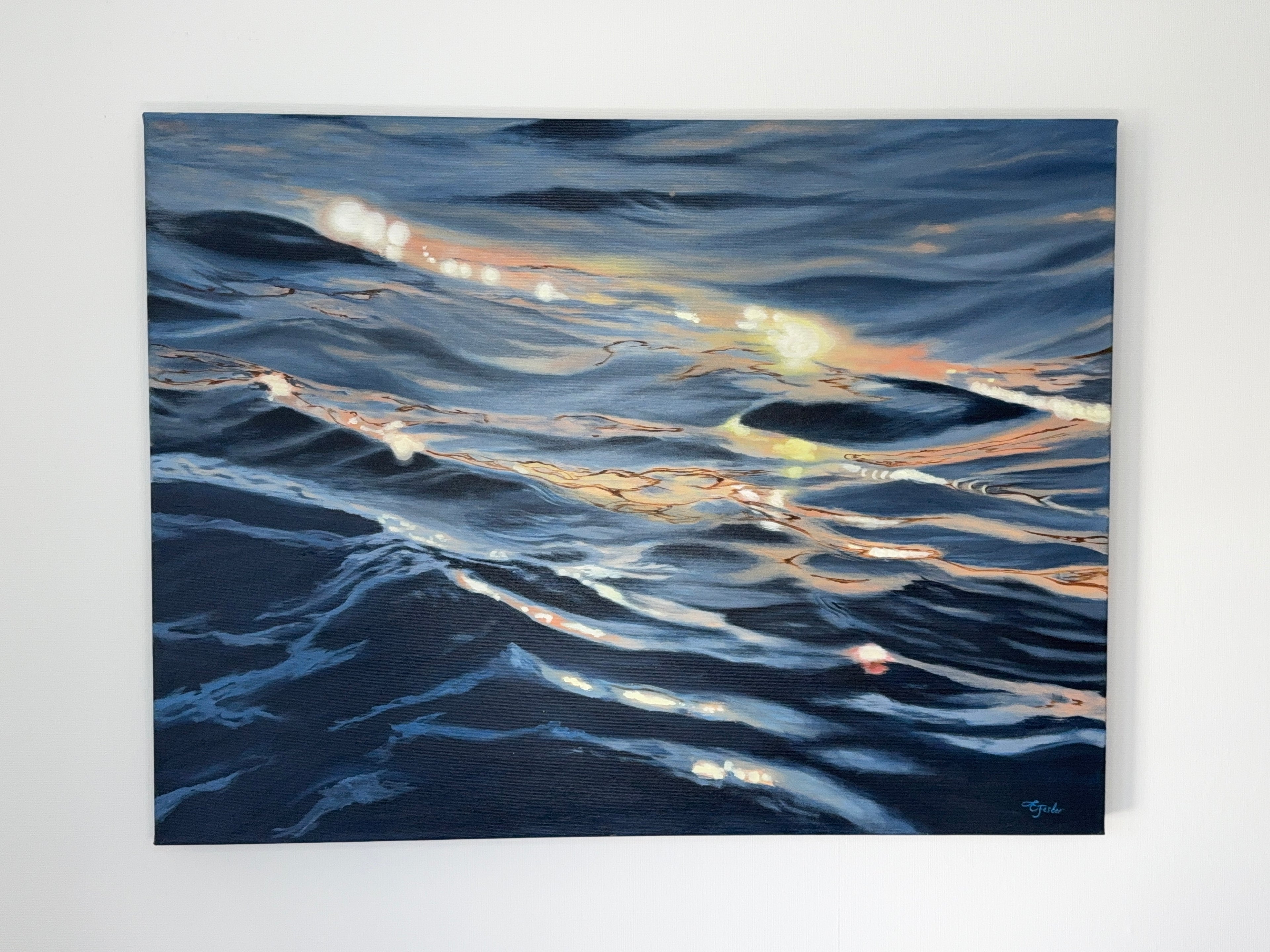 Golden Silence 1 - 60 x 80 cm