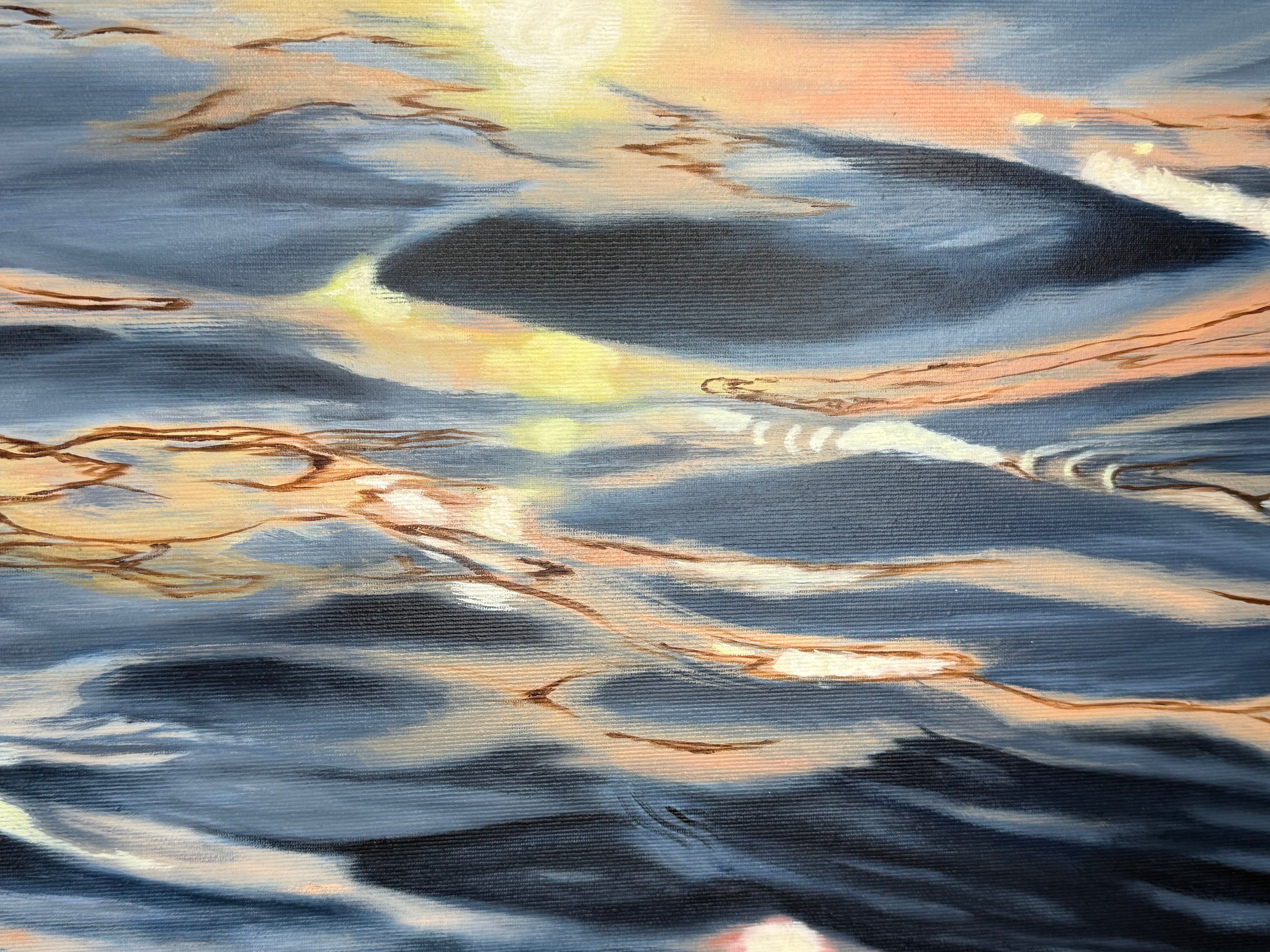 Golden Silence 1 - 60 x 80 cm