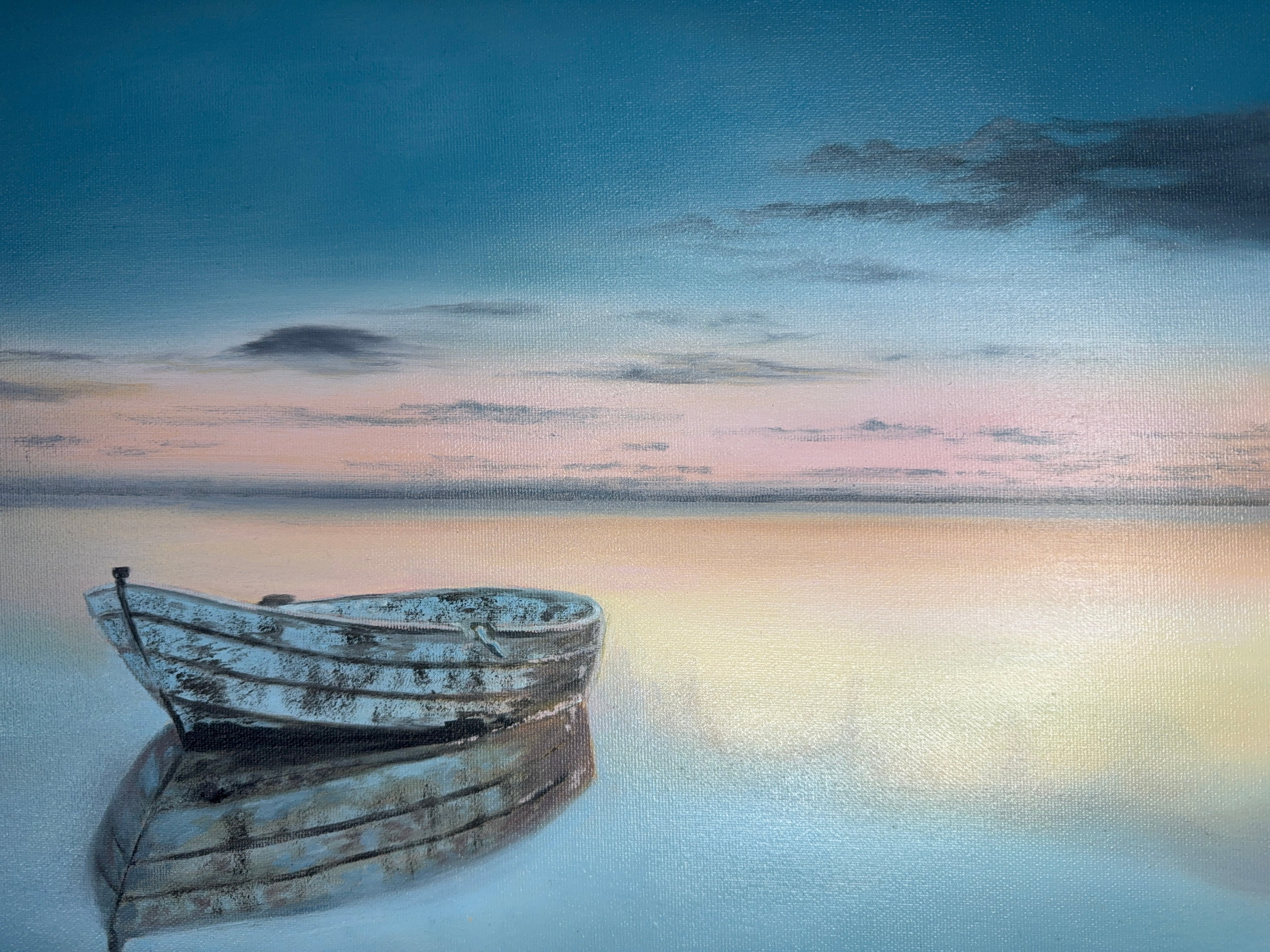 Autumn on Silent Lake - 60 x 60 cm